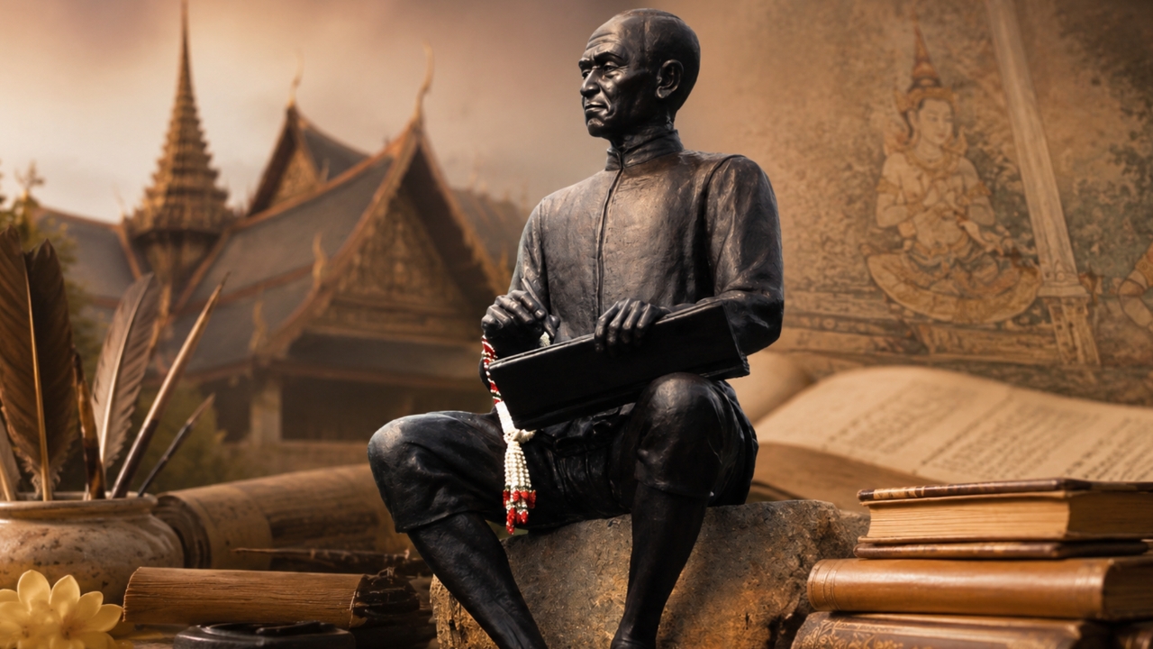ประวัติสุนทรภู่ กวีเอกแห่งกรุงรัตนโกสินทร์ บุคคลสำคัญที่โลกจารึกชื่อ