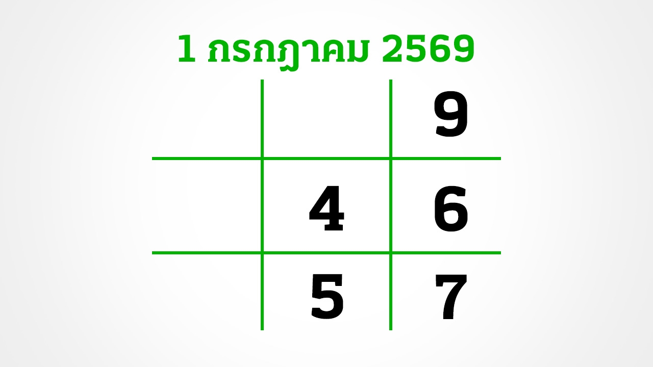 อีก 3 วันหวยออก งวดนี้สลากไม่สัญจร อย่าลืมส่อง "เลขเด็ดงวดนี้" 1/7/69