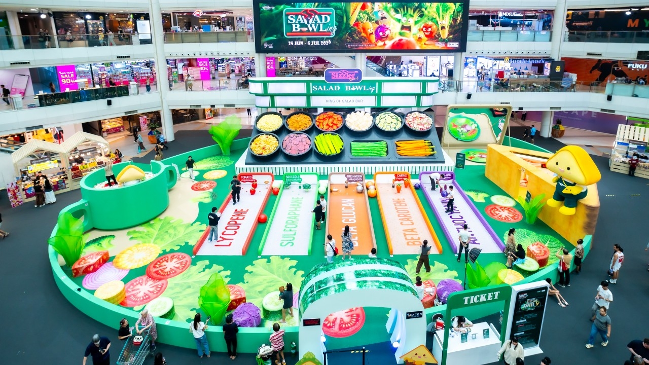 ปักหมุดพิกัดสนุก! ซีคอนสแควร์ x Sizzler จัดงานสลัดบาร์ยักษ์ Salad Bowling ชวนเช็กอินฟรี