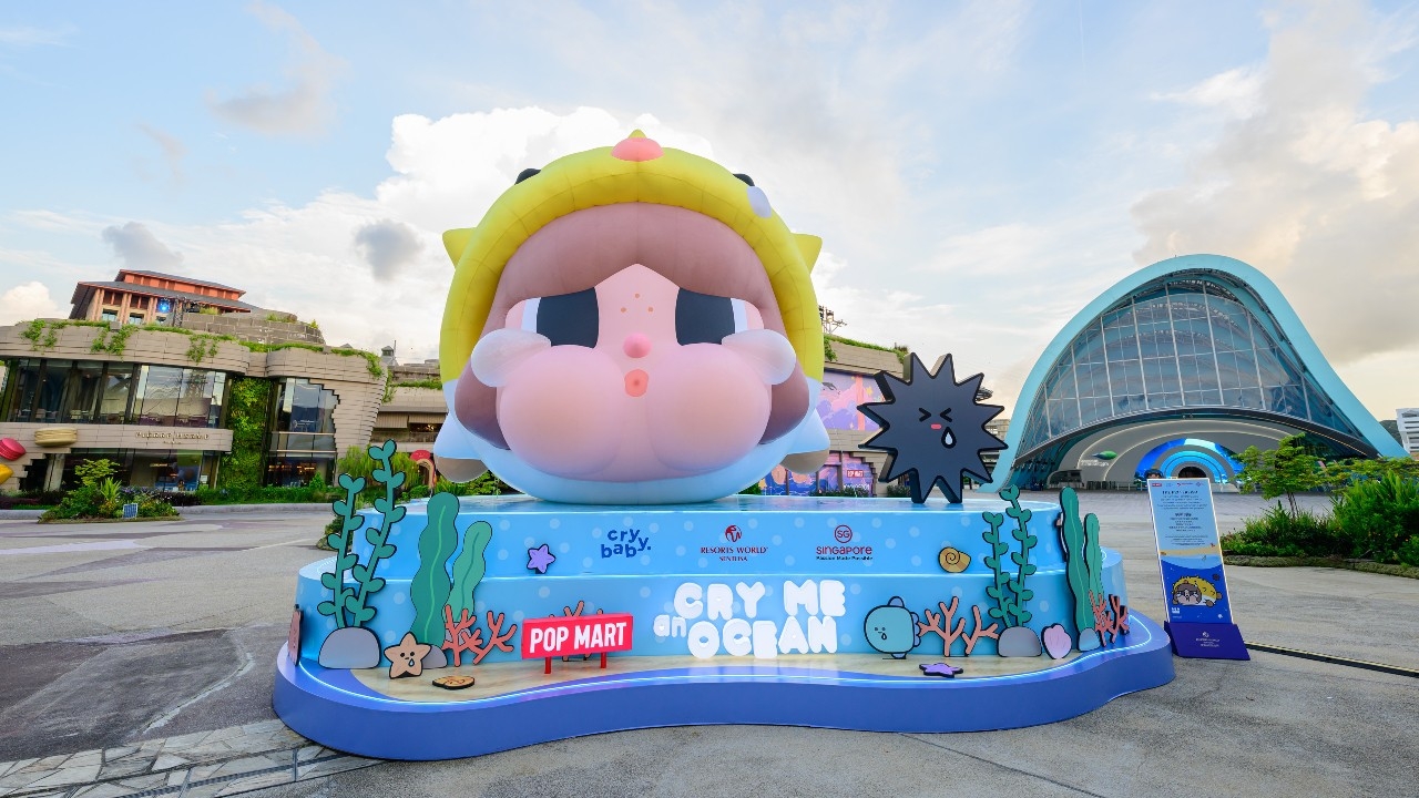 แฟน POP MART ห้ามพลาด! CRYBABY บุกสิงคโปร์ จัดนิทรรศการใต้ทะเลสุดยิ่งใหญ่ปี 2026
