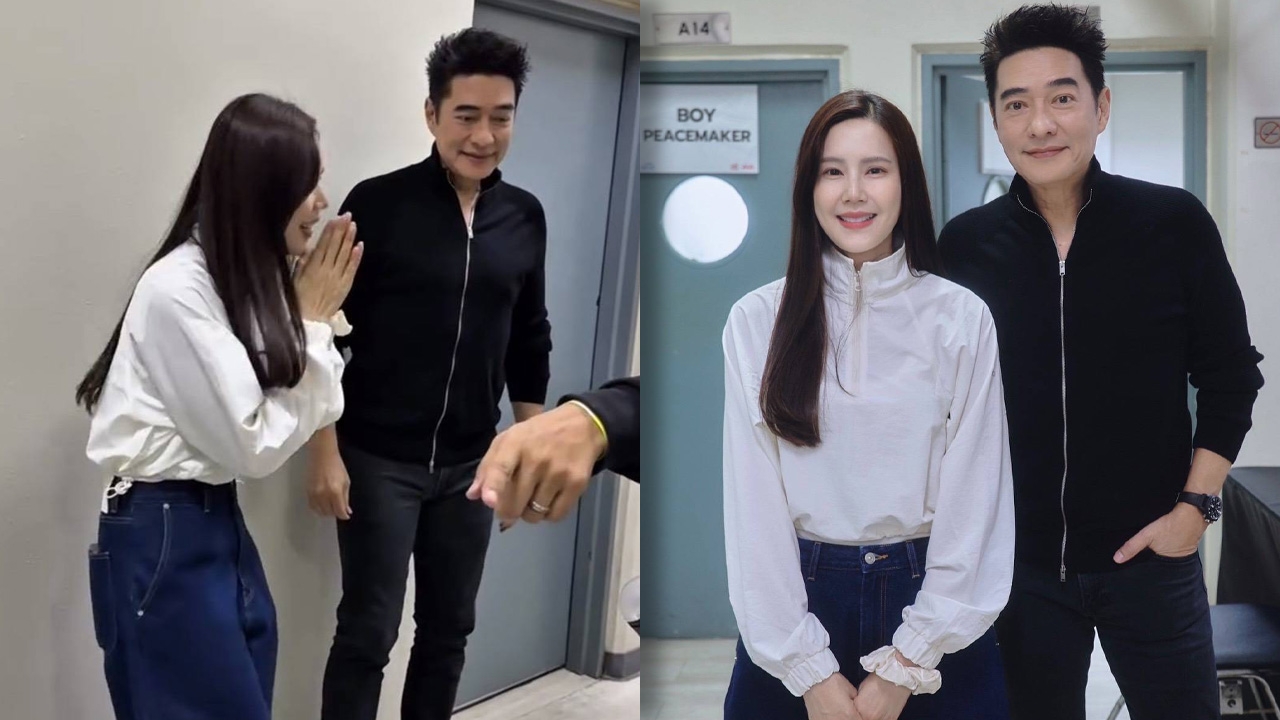 เผยโมเมนต์ เจี๊ยบ พิจิตตรา อยากถ่ายรูปคู่ แต่กลายเป็น ก้อง สหรัถ เดินตามมาถ่ายเอง (คลิป)