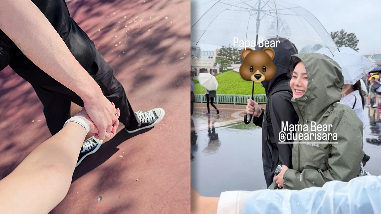 ดิว อริสรา ลงรูปจับมือหนุ่มใหม่เที่ยวดิสนีย์แลนด์ หวานจนปิดไม่มิด