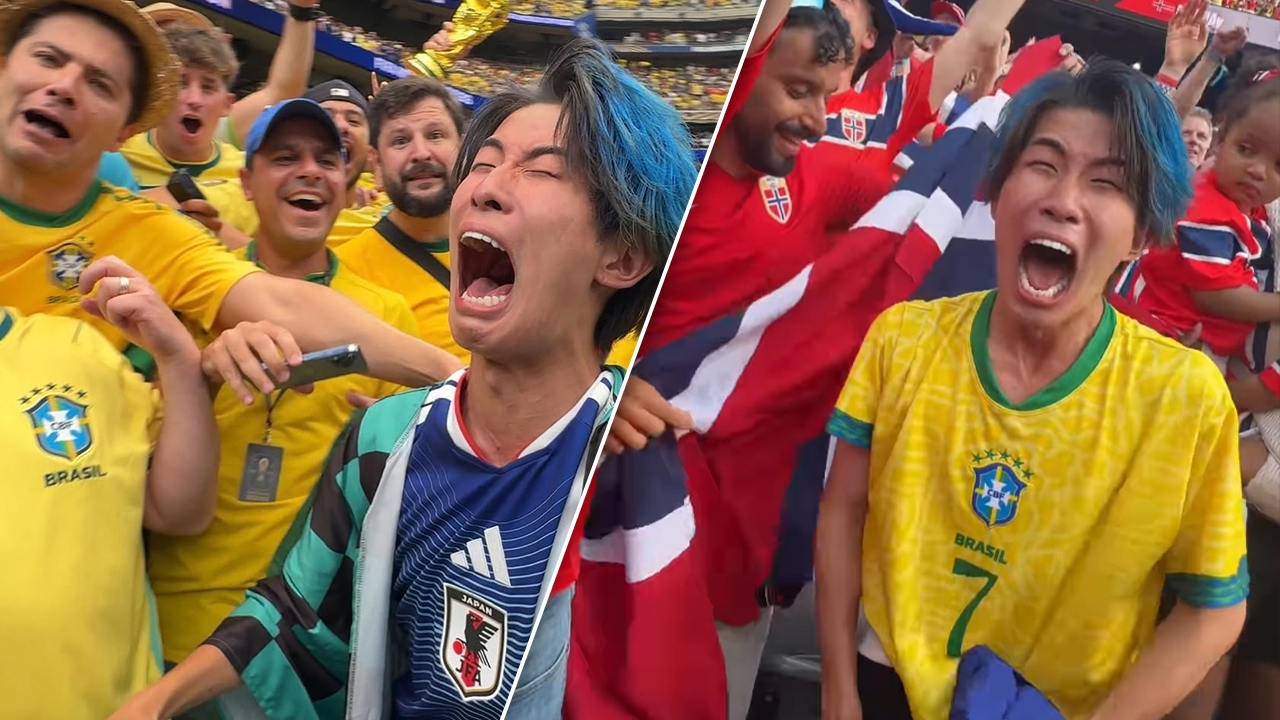 Superstitious Football Fan! Young Man in Tanjiro Costume gamix.o7 Goes Viral Again After Brazils Loss to Norway