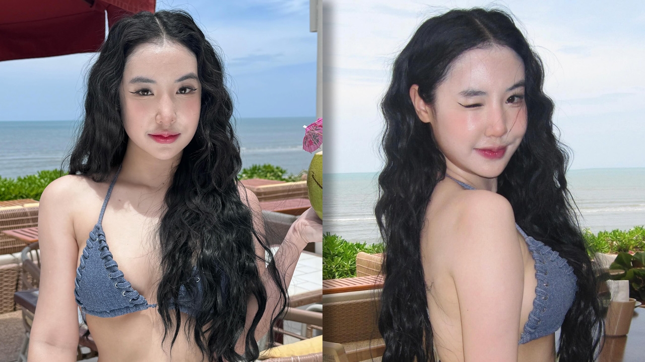 พลอย มงกุฎเพชร ลูกสาว เท่ง เถิดเทิง เปิดโหมดแซ่บในชุดบิกินี อวดหุ่นสวยเซ็กซี่