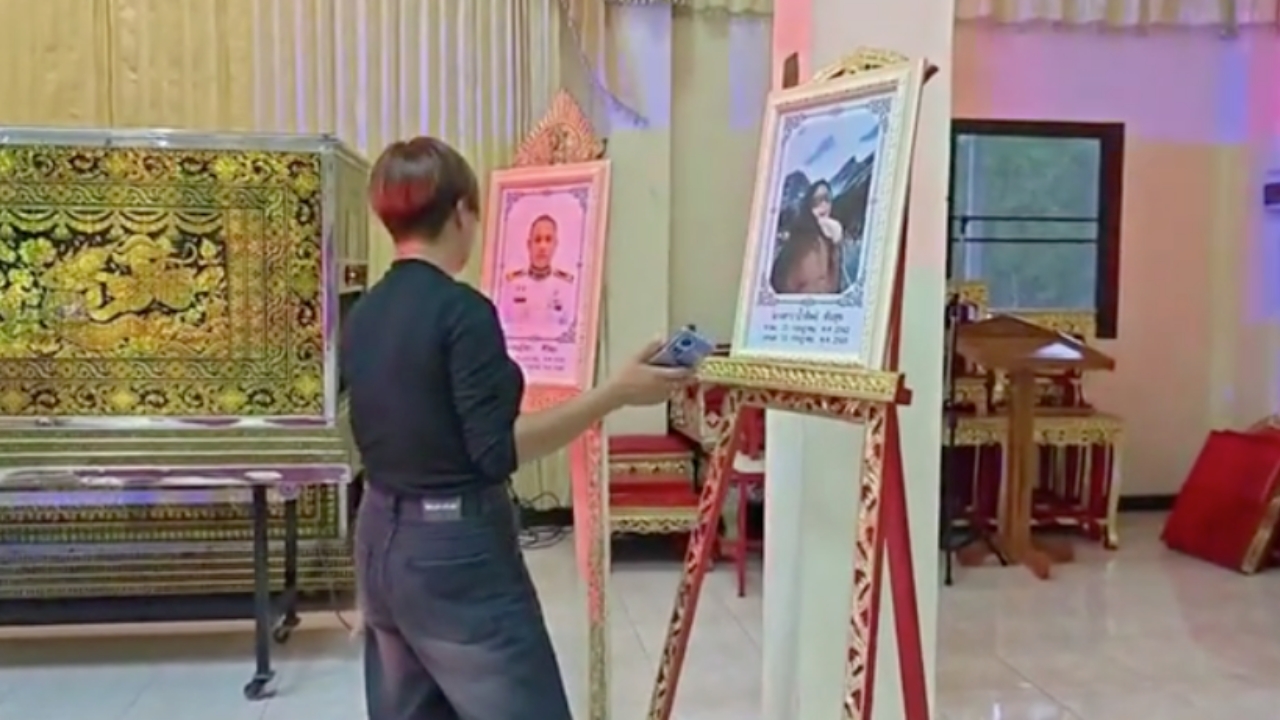 พ่อแม่ใจสลาย รับร่าง "ไอซ์-บิลลี่" ลูกสาวลูกเขย เหยื่อไฟไหม้โรงเบียร์ กลับนครนายก