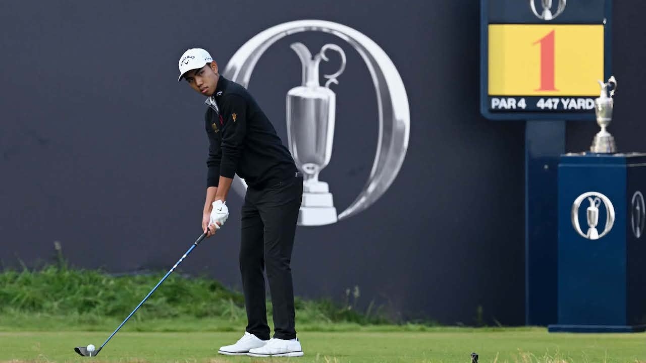 From a Boy Crying in the Rain to The Open: The Breakthrough Day of Young Golfer “Fifa Pongsapak Laopakdee