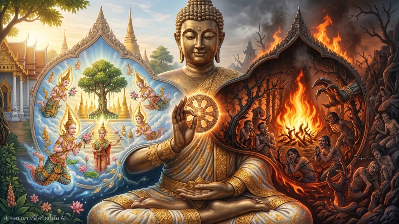 "สวรรค์อยู่ในอก นรกอยู่ในใจ" หมายถึงอะไร เปิดที่มาสำนวนไทย ลึกซึ้งกว่าที่คิด