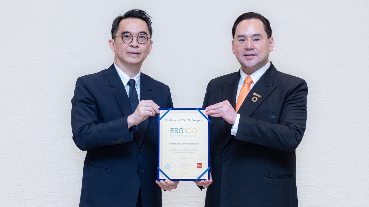 CKPower ติดทำเนียบหุ้น ESG100 เป็นปีที่ 5