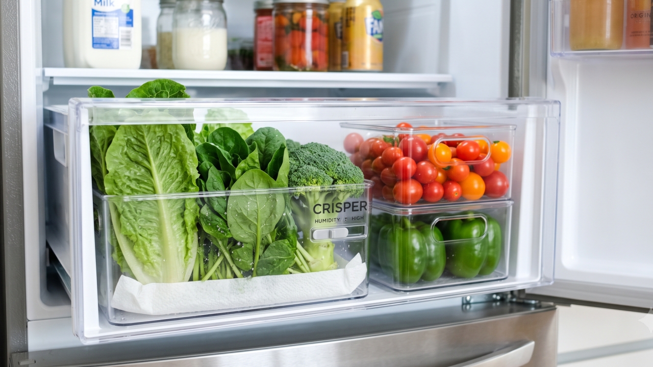 Tips for Organizing Your Refrigerator’s Vegetable Drawer to Keep Vegetables Fresh Twice as Long and Reduce Spoilage