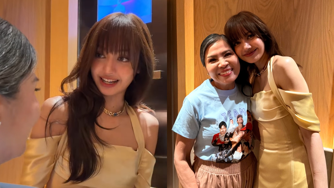 “ลิซ่า” น่ารักไม่ไหว! “แม่แก้ว” โพสต์คลิปโมเมนต์เจอกันในลิฟต์ กอดอุ่นจนแม่ชมไม่หยุด (คลิป)