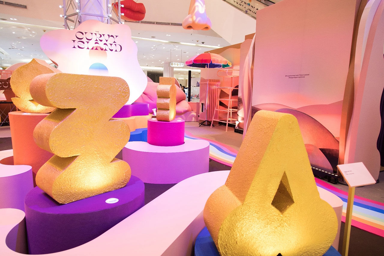 ไฮไลท์ “The Curvy Island” ครั้งแรกกับ Pop up space ใจกลางห้างฯในรูปแบบ Instgrammable Playland 