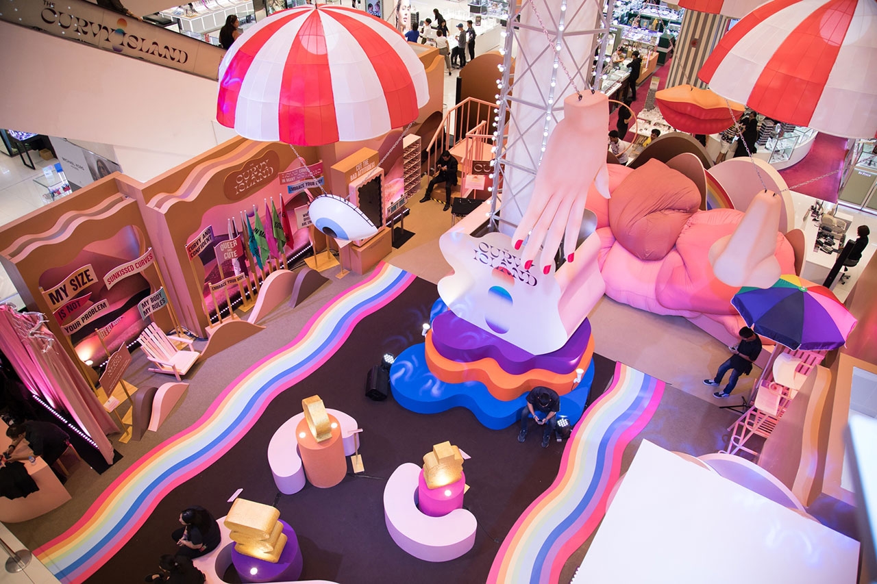 ไฮไลท์ “The Curvy Island” ครั้งแรกกับ Pop up space ใจกลางห้างฯในรูปแบบ Instgrammable Playland 