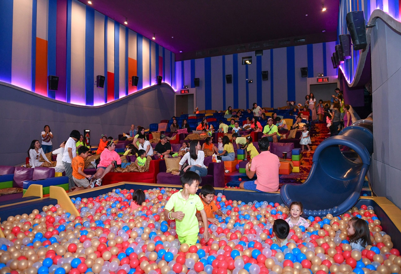 บรรยากาศภายในโรงภาพยนตร์ Kids Cinema