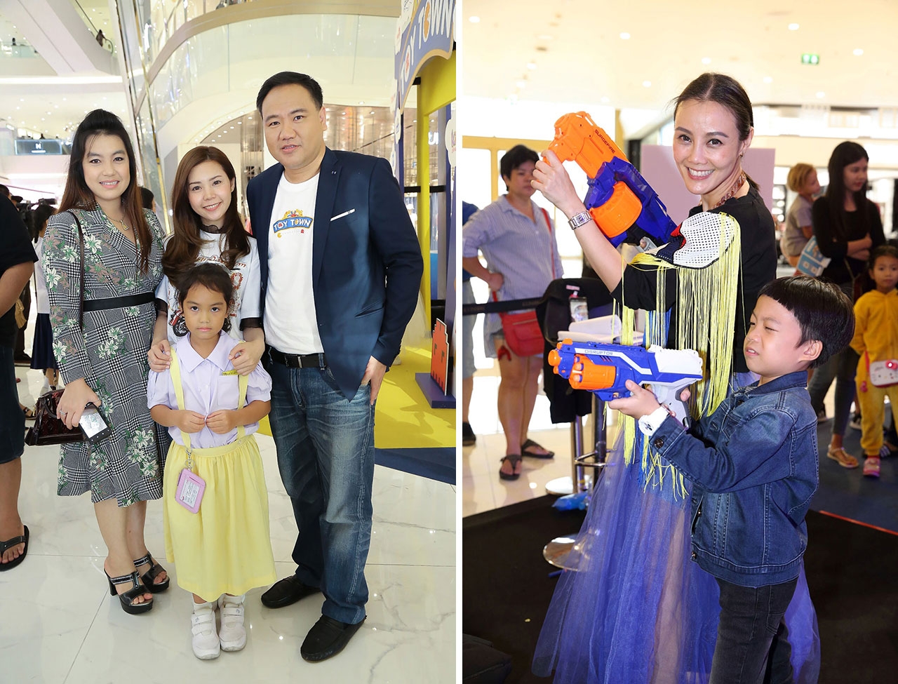 คุณแม่แคทชวนน้องพชรประลองความแม่นยำ และ ครอบครัวอัศวเรืองอนันต์ และ แป้ง Zbing z.